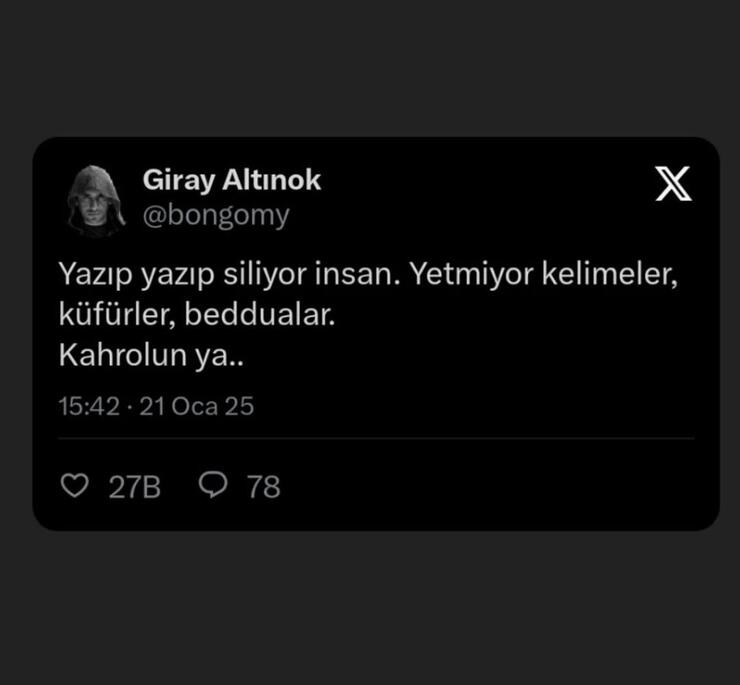 Giray Altınok'un Yangın Paylaşımı Sonrası Hesabını Kapattığı Olay Gündemde!