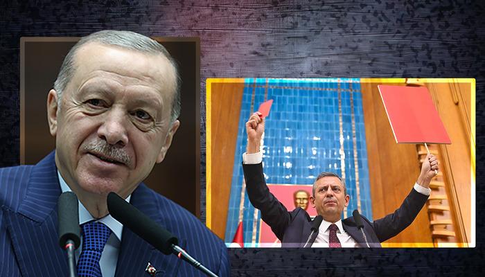 Erdoğan'dan Özgür Özel'in 'kırmızı kart' kampanyasına sert eleştiri: Orijinal fikir!