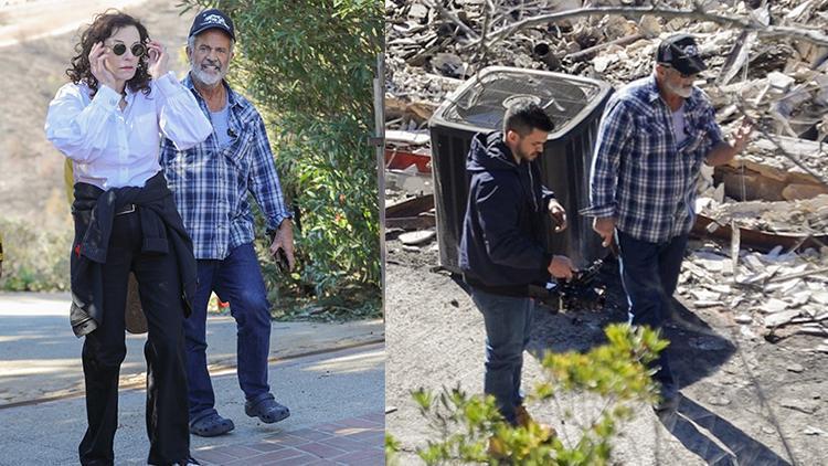 Mel Gibson'ın Malibu'daki Evi Yangında Küle Döndü, Yıkıntılara Üzgün Gözlerle Bakıldı