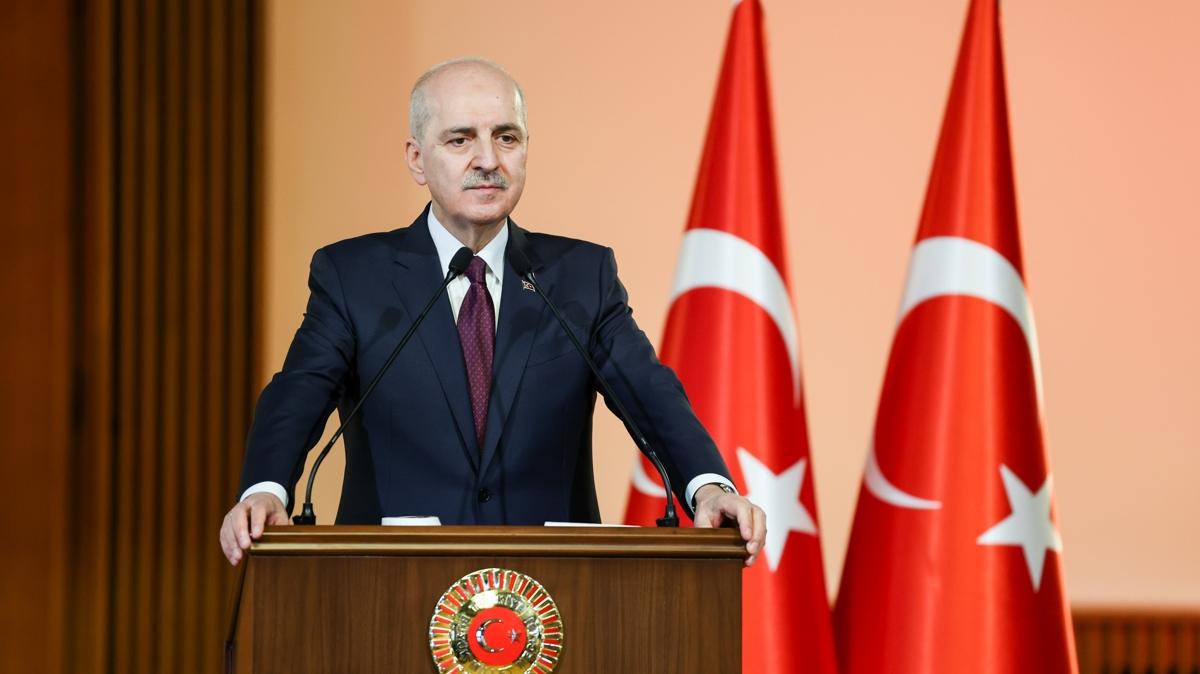 TBMM Başkanı Kurtulmuş'tan Misak-ı Milli vurgusu