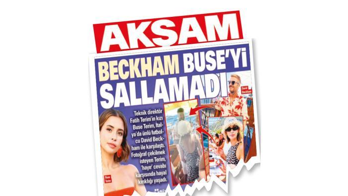 Buse Terim, David Beckham'la İstanbul'da buluştu