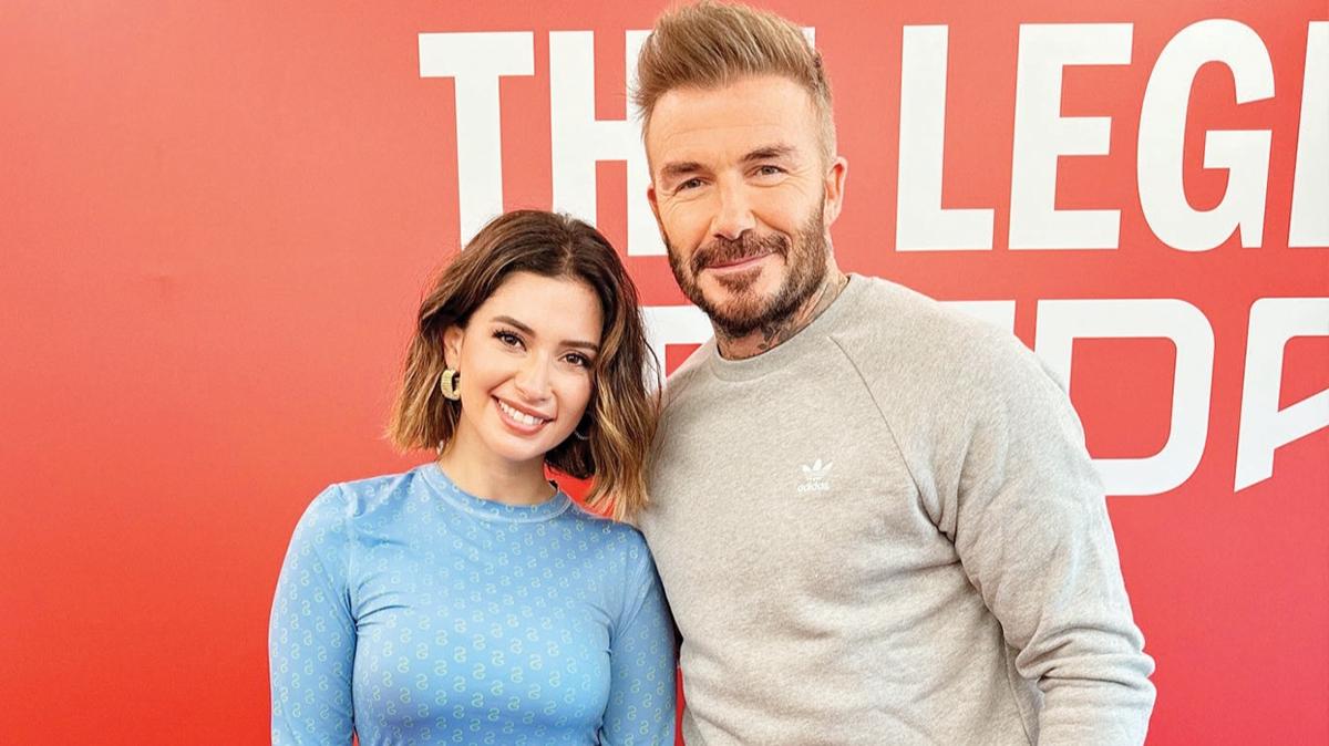 Buse Terim, David Beckham'la İstanbul'da buluştu