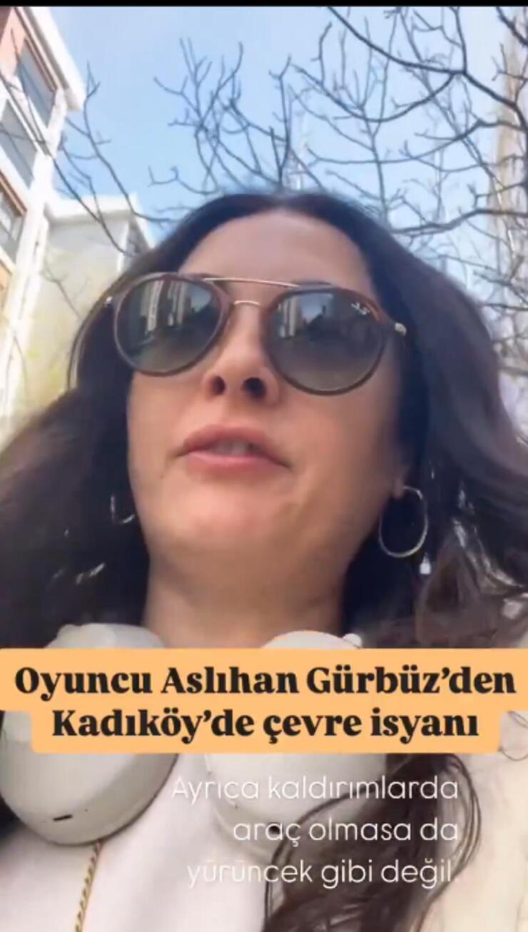 Aslıhan Gürbüz, İstanbul'da yaşadığı evinin önüne park eden aracı isyan etti!