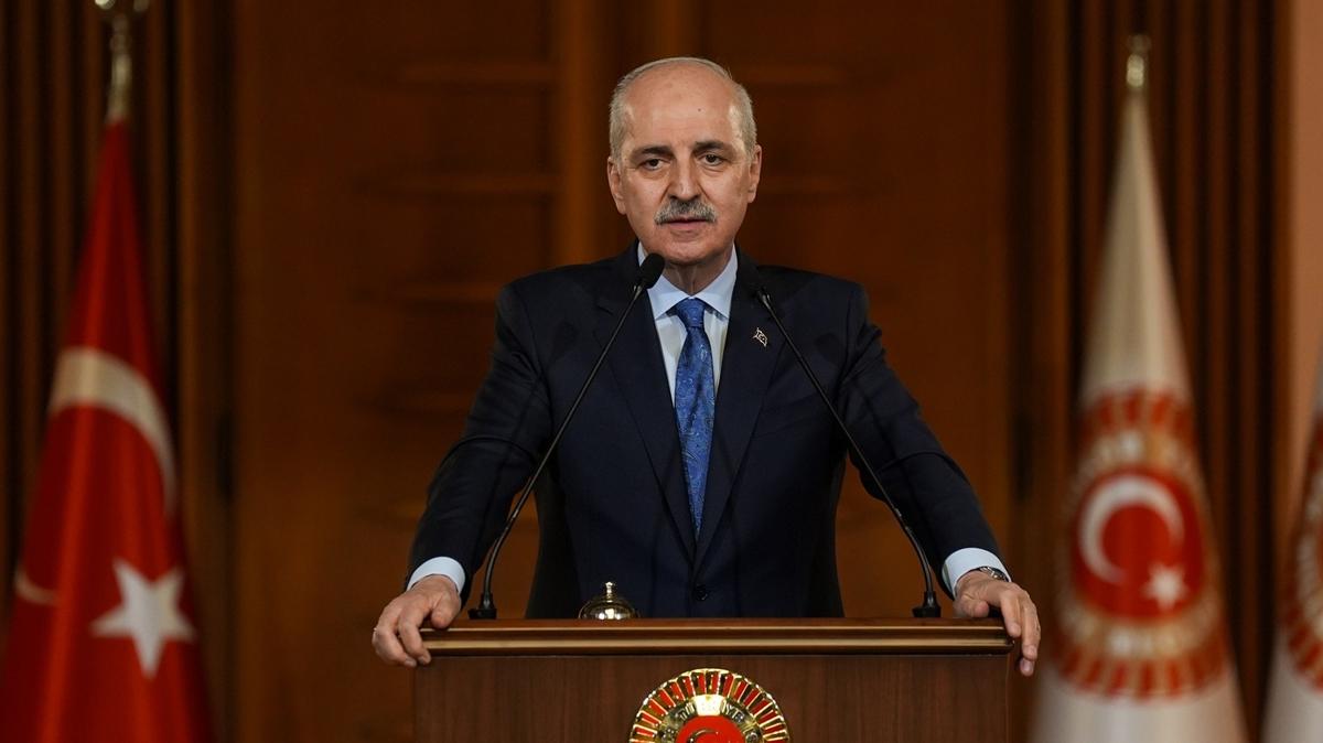 TBMM Başkanı Kurtulmuş: Terörsüz Türkiye için partilerin ortak tavrı önemli