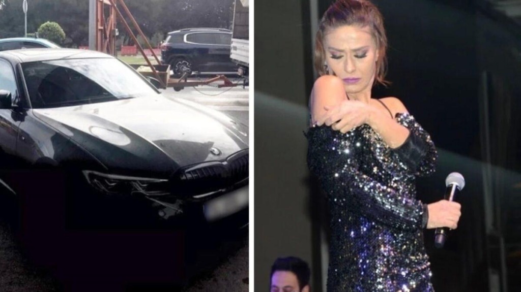 Ünlü Şarkıcı Yıldız Tilbe Polis Aracına Arkadan Çarptı